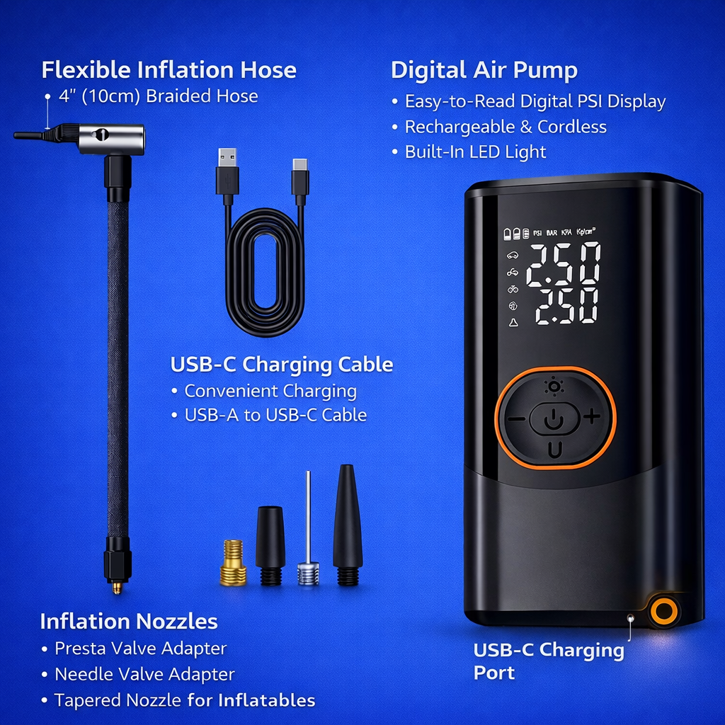 Portable Smart Tire Inflator